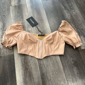 Pretty Little Thing Corset Crop Top